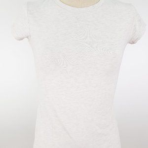 H&M Basic Light Grey Short Sleeve Tee